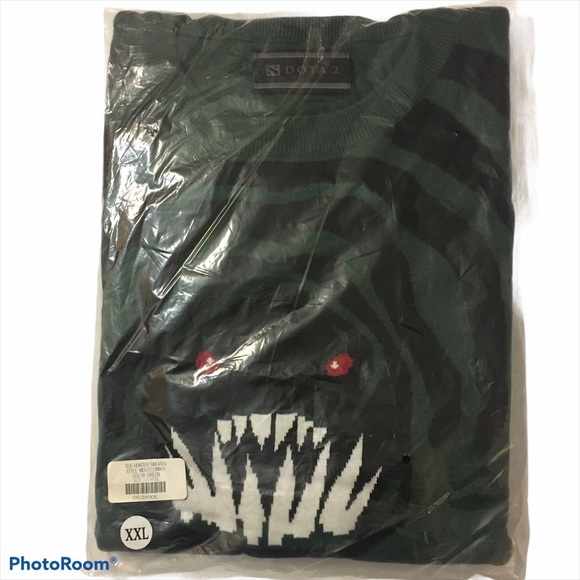 WeLoveFine Dota 2 Tidehunter Knit Gamer Sweater Extra Extra Large XXL - Picture 5 of 9